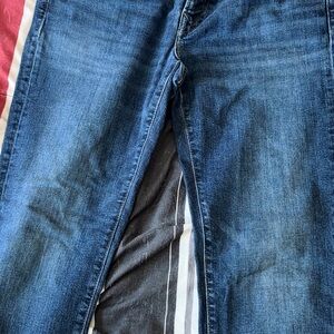 American Eagle Outfitters Dark Blue Straight Jeans Airflex+